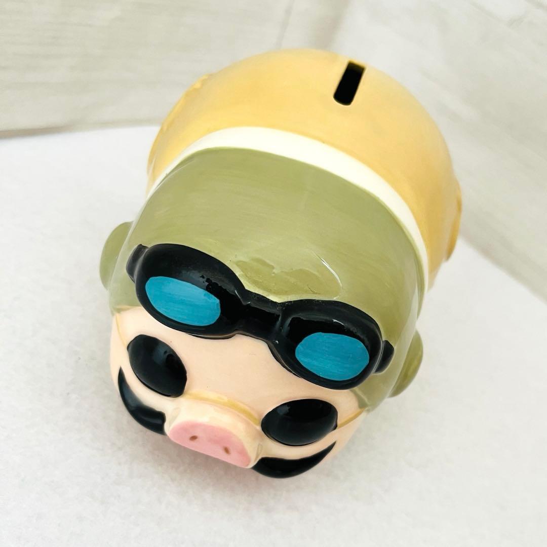 【完売品】スタジオジブリ 紅の豚 ポルコ・ロッソ 貯金箱（箱なし）