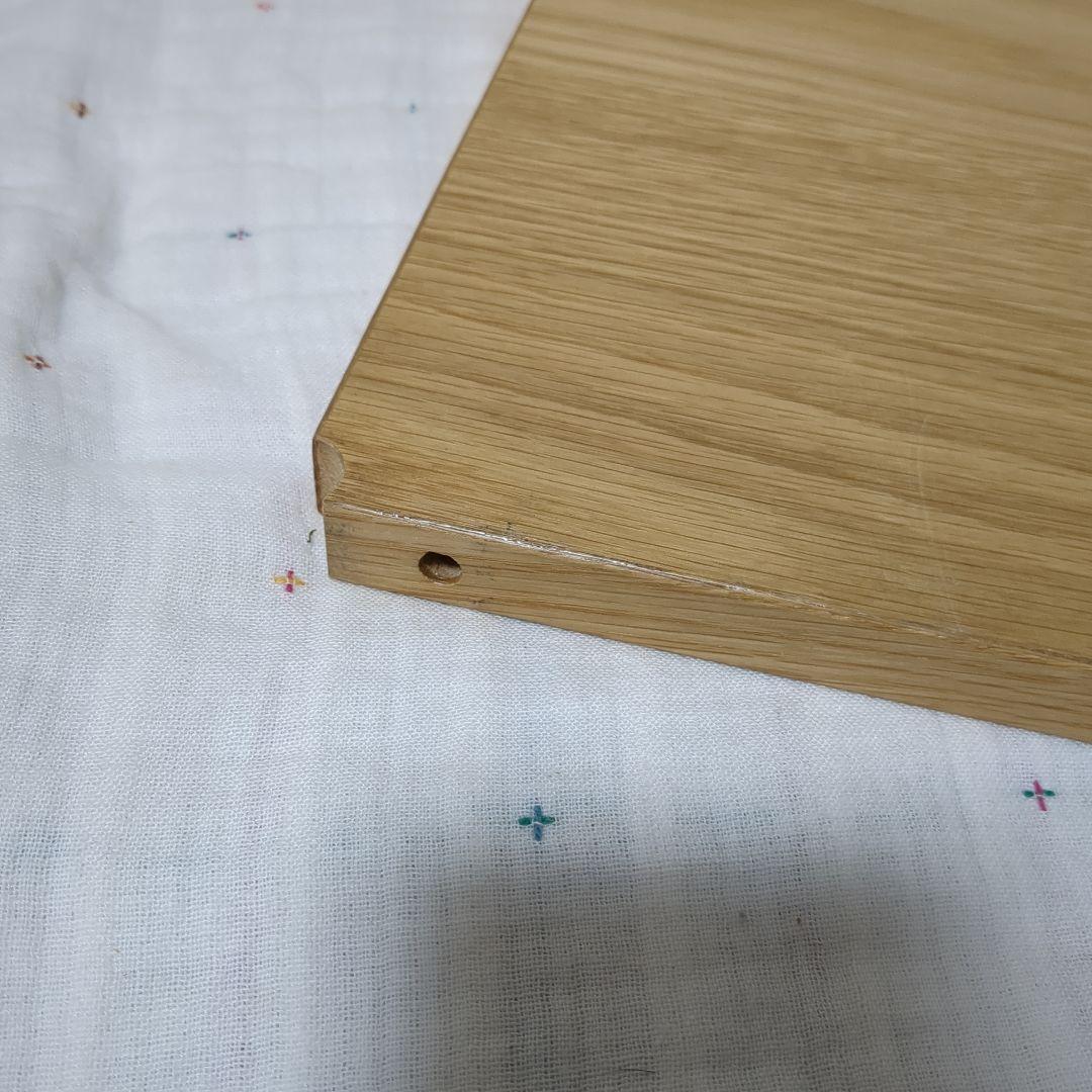 無印良品ステンレスユニットシェルフ　オーク材棚セット　ワイド　中