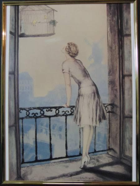 ルイ・イカール限定版・アールデコ・モンマルトル、希少な額装用画集より