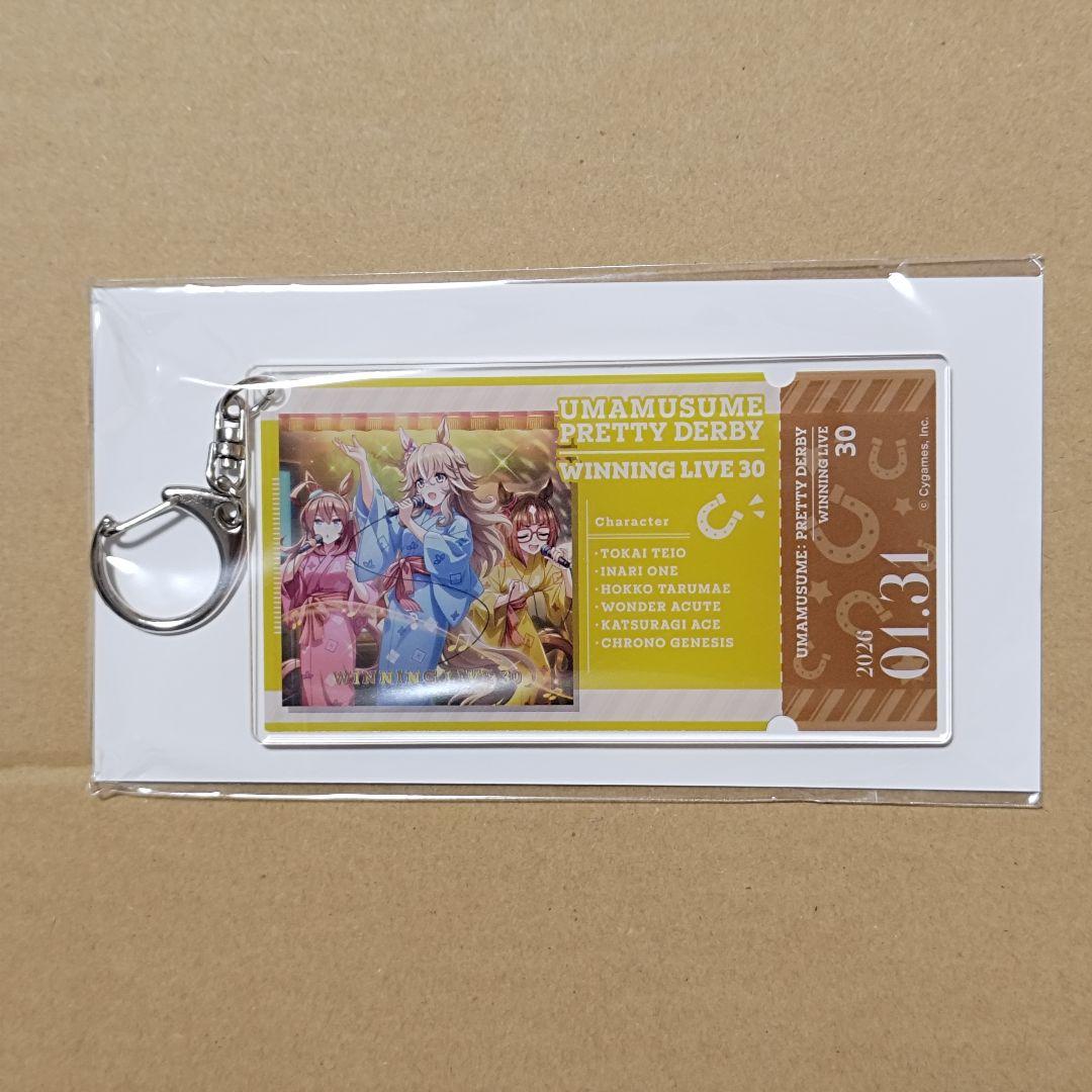 ウマ娘 チケット風アクキー WL30 リリイベ - メルカリ