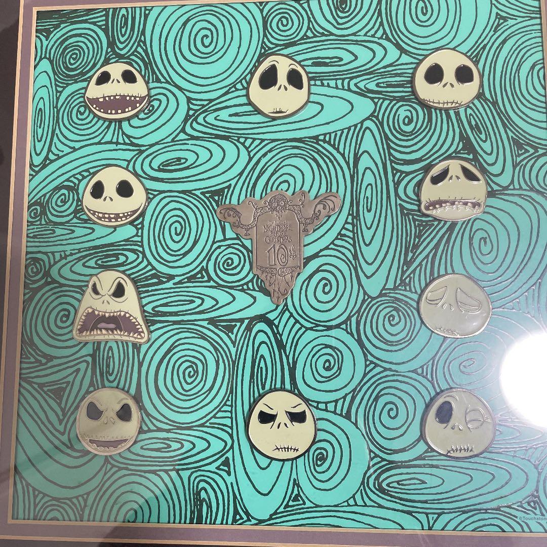 ナイトメアビフォアクリスマス　10周年記念ピンズ