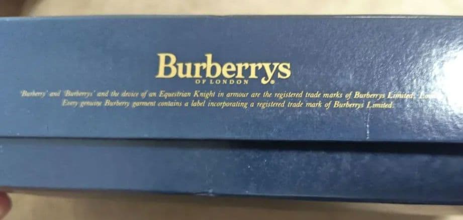 Burberry ウールブランケット 65×120cm ひざ掛け 未使用品