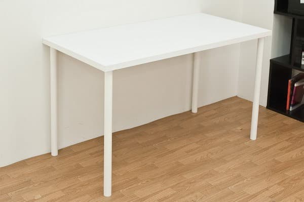 《新品・送料無料》フリーテーブル　120×60　BK/WH