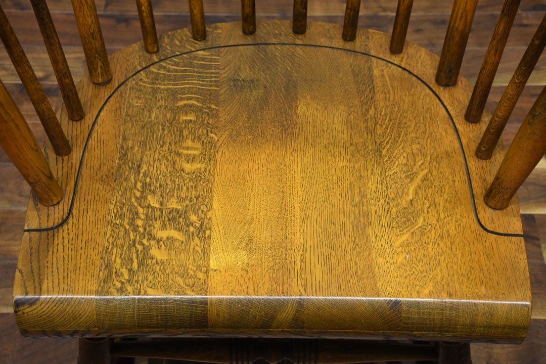 CCC38 ヴィンテージ 飛騨産業 ロッキングチェア オーク無垢材 揺り椅子