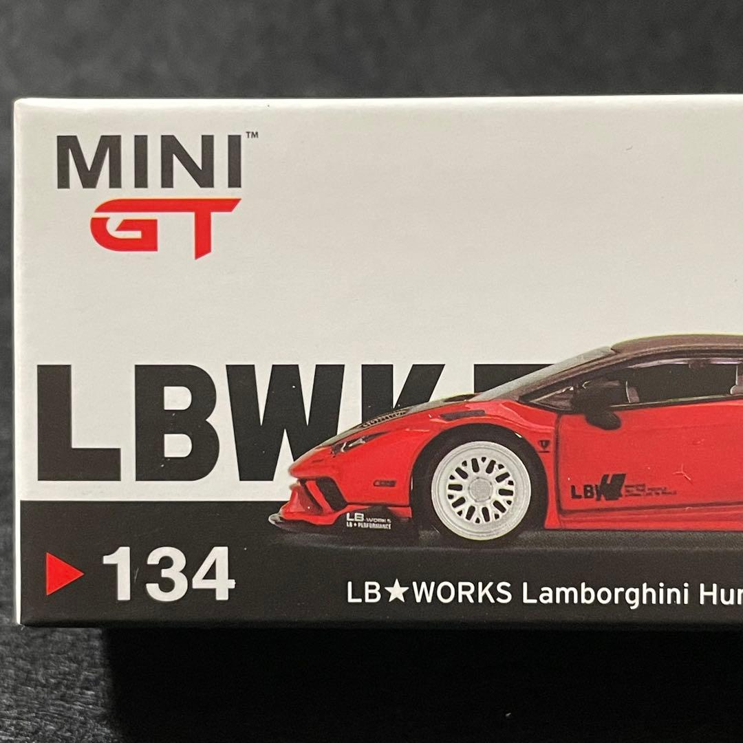 MINI GT 【限定】トイザらスオリジナル134LBWK☆ランボ・ロッソマーズ