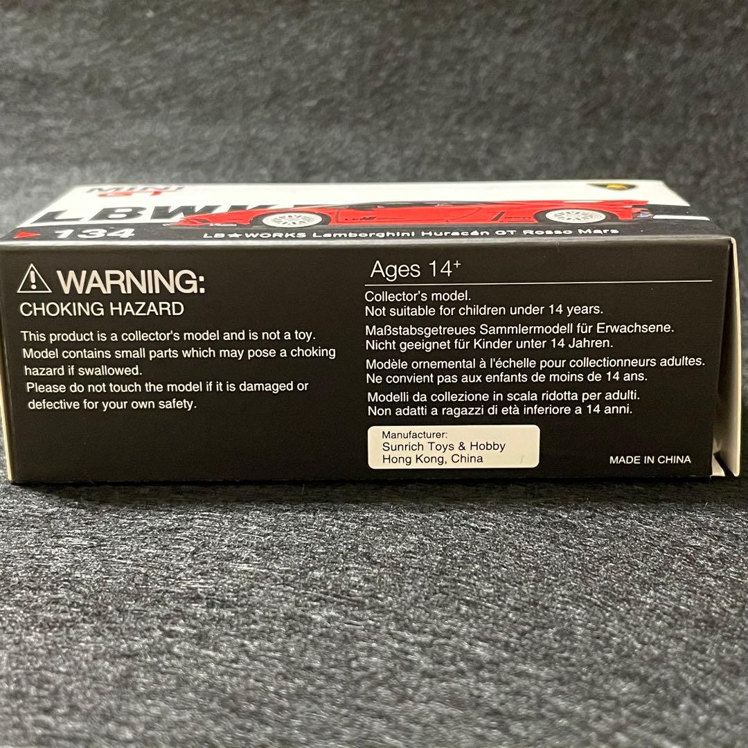 MINI GT 【限定】トイザらスオリジナル134LBWK☆ランボ・ロッソマーズ