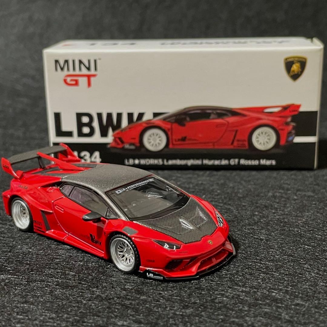 MINI GT 【限定】トイザらスオリジナル134LBWK☆ランボ・ロッソマーズ