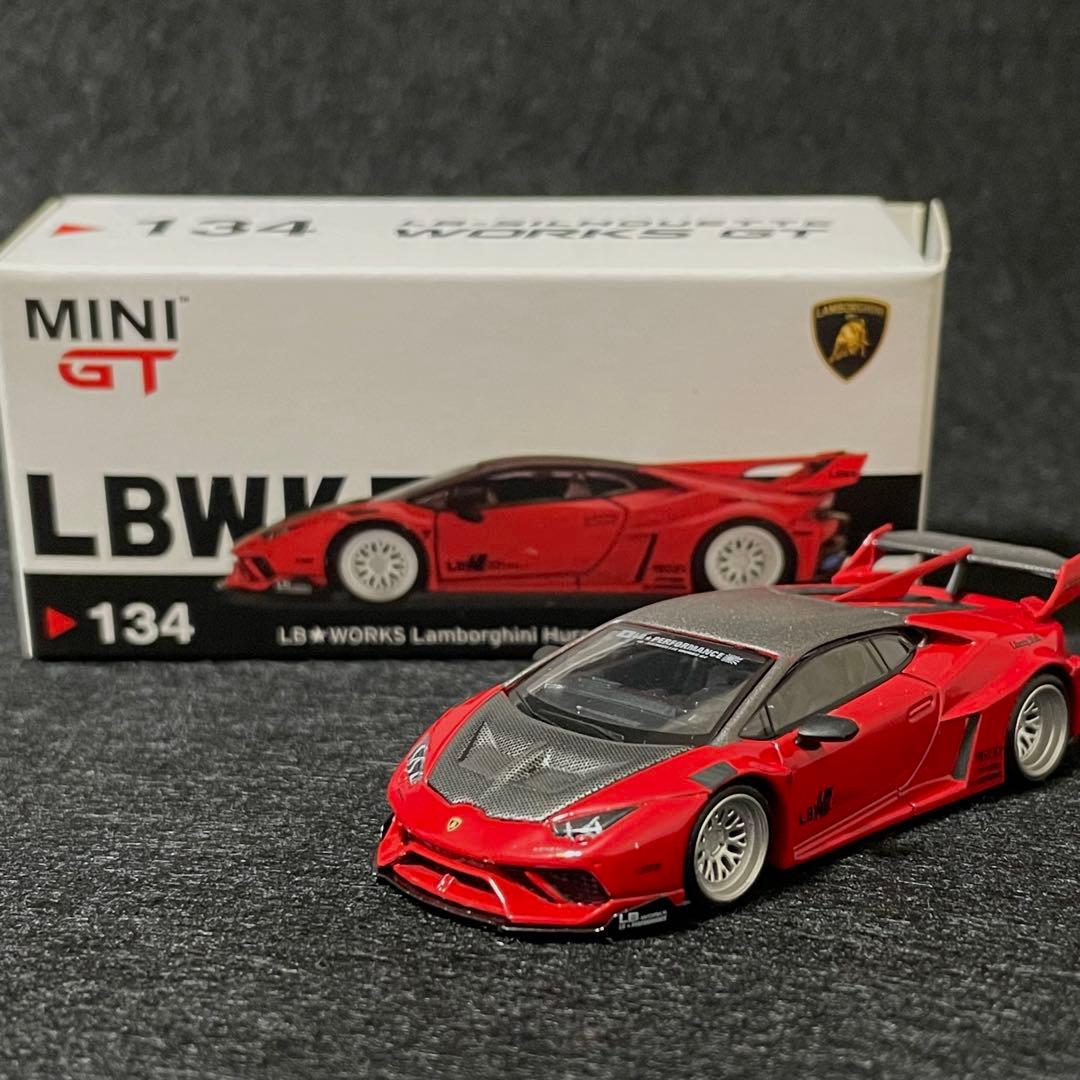 MINI GT 【限定】トイザらスオリジナル134LBWK☆ランボ・ロッソマーズ