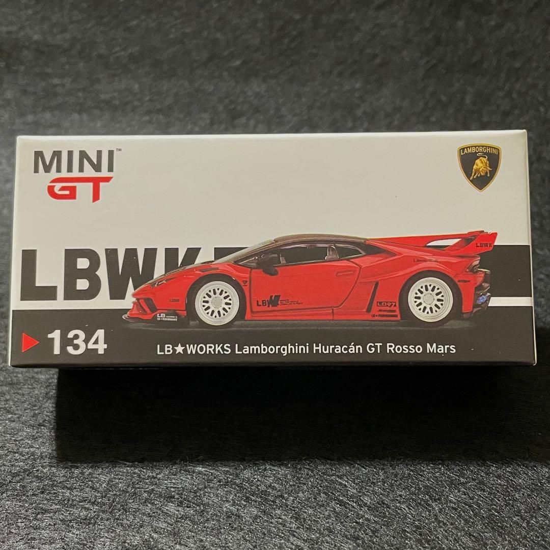 MINI GT 【限定】トイザらスオリジナル134LBWK☆ランボ・ロッソマーズ
