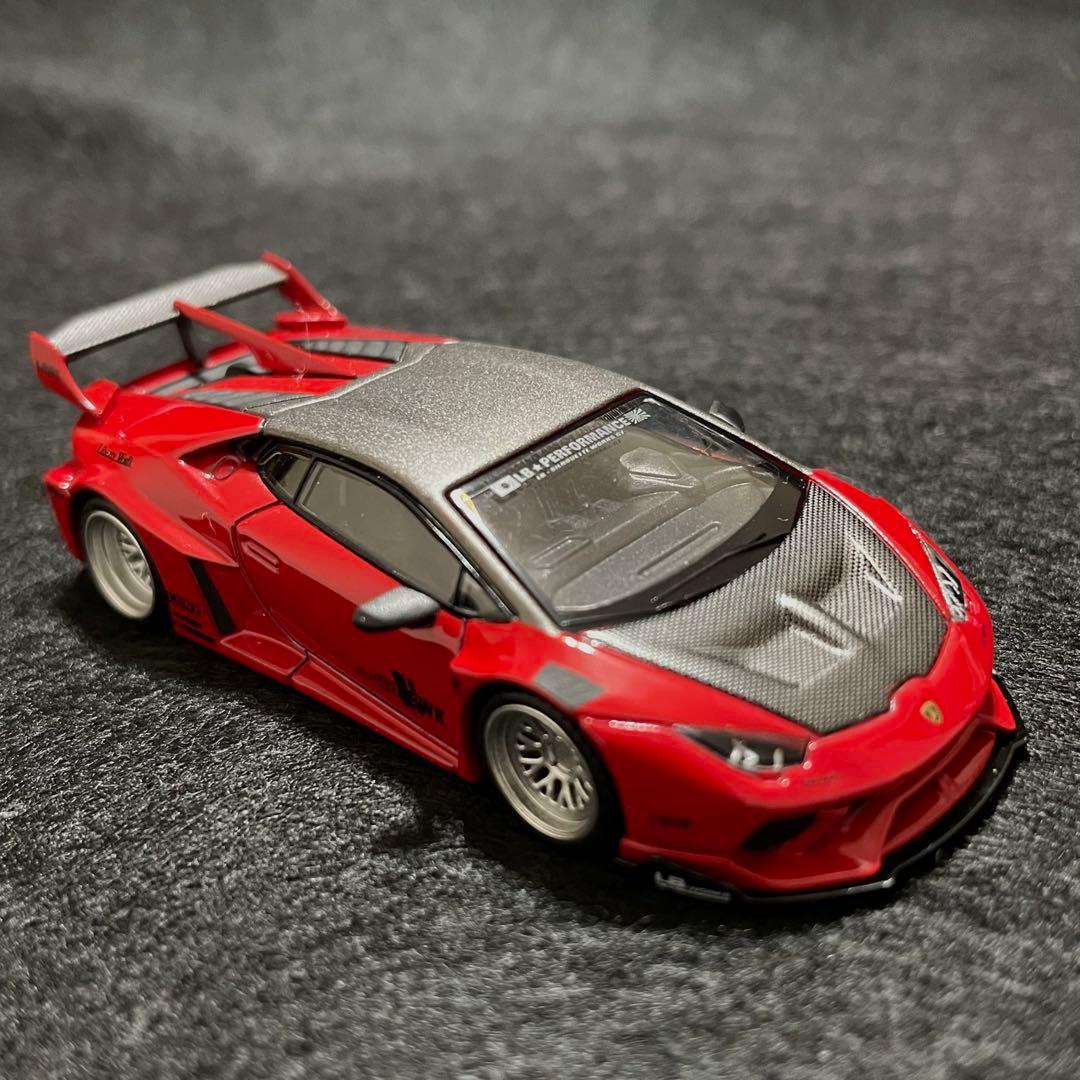 MINI GT 【限定】トイザらスオリジナル134LBWK☆ランボ・ロッソマーズ
