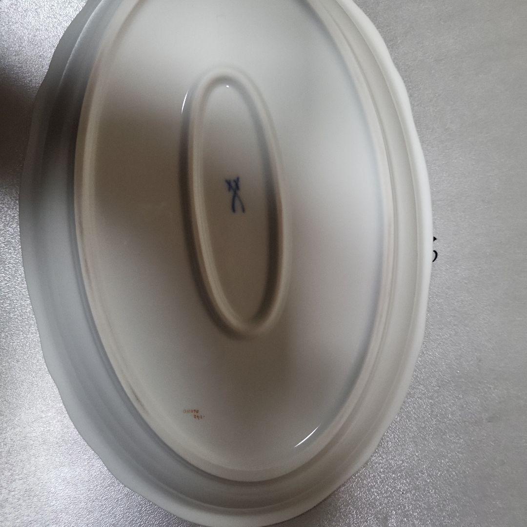 マイセン　ベーシックフラワー　３つの花　カレー皿6枚セット