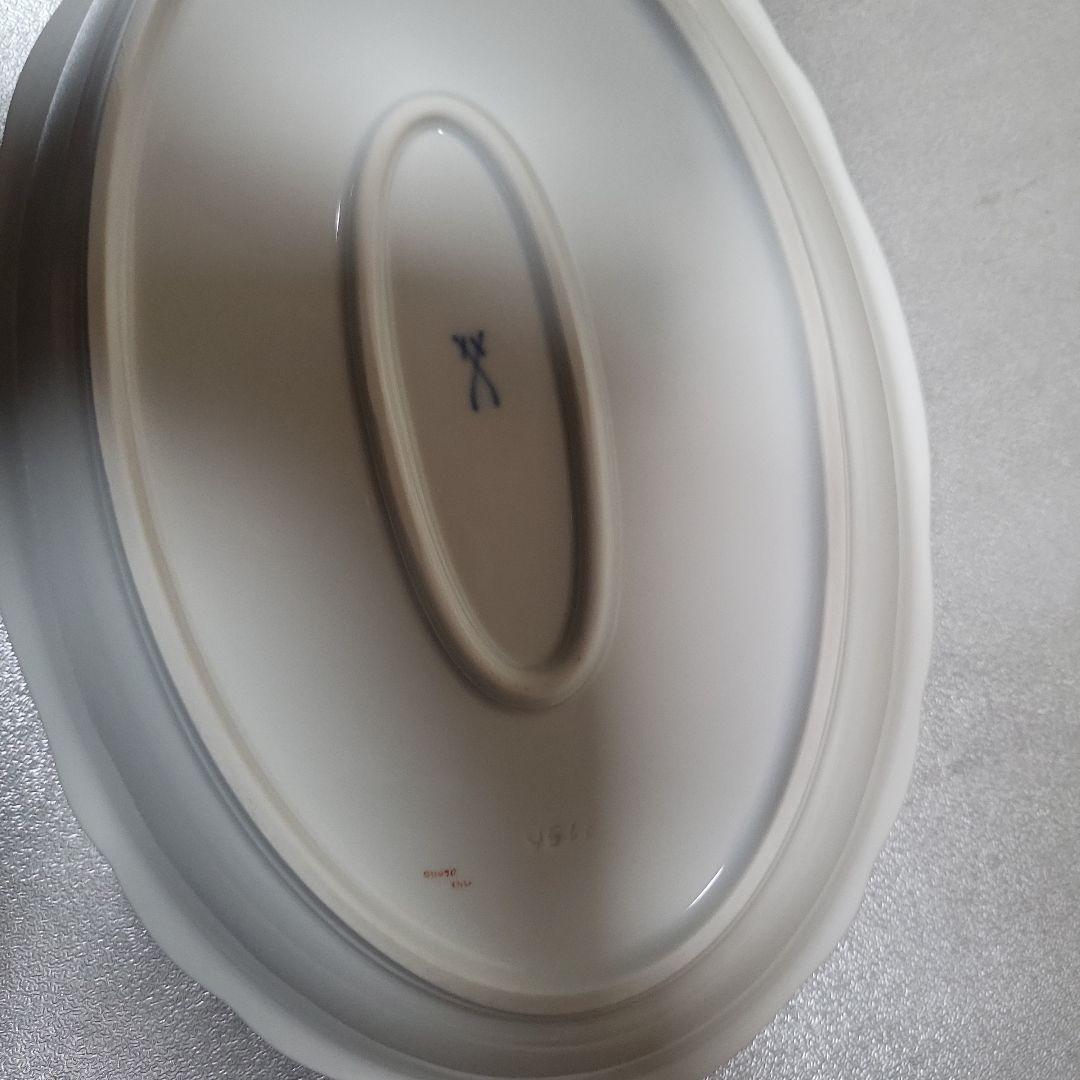 マイセン　ベーシックフラワー　３つの花　カレー皿6枚セット