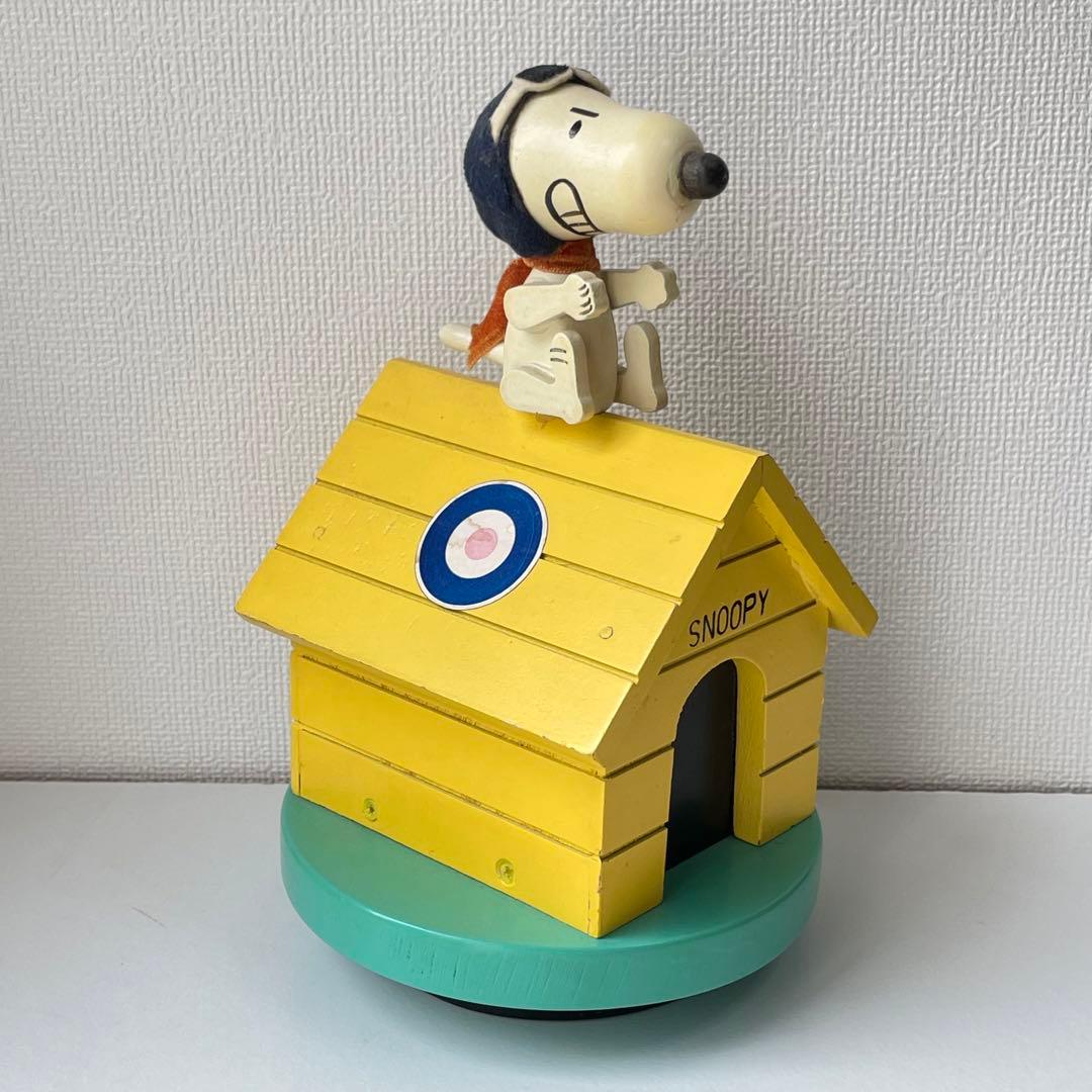 美品 スヌーピー SNOOPY 1968 オルゴール / 米国直輸入