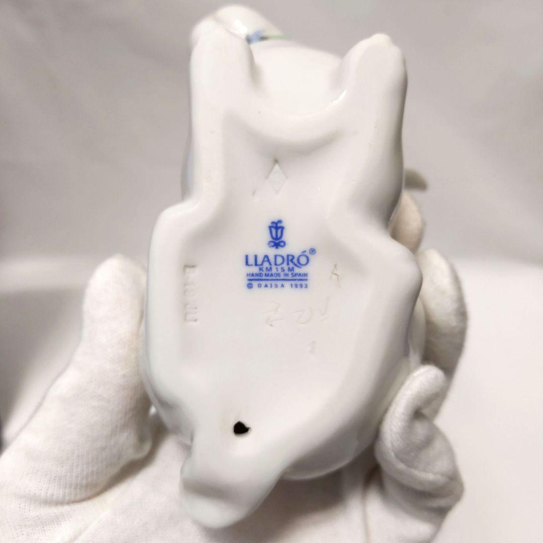 LLADRO リヤドロ 花飾りの白うさぎ フィギュリン 陶器人形 - メルカリ