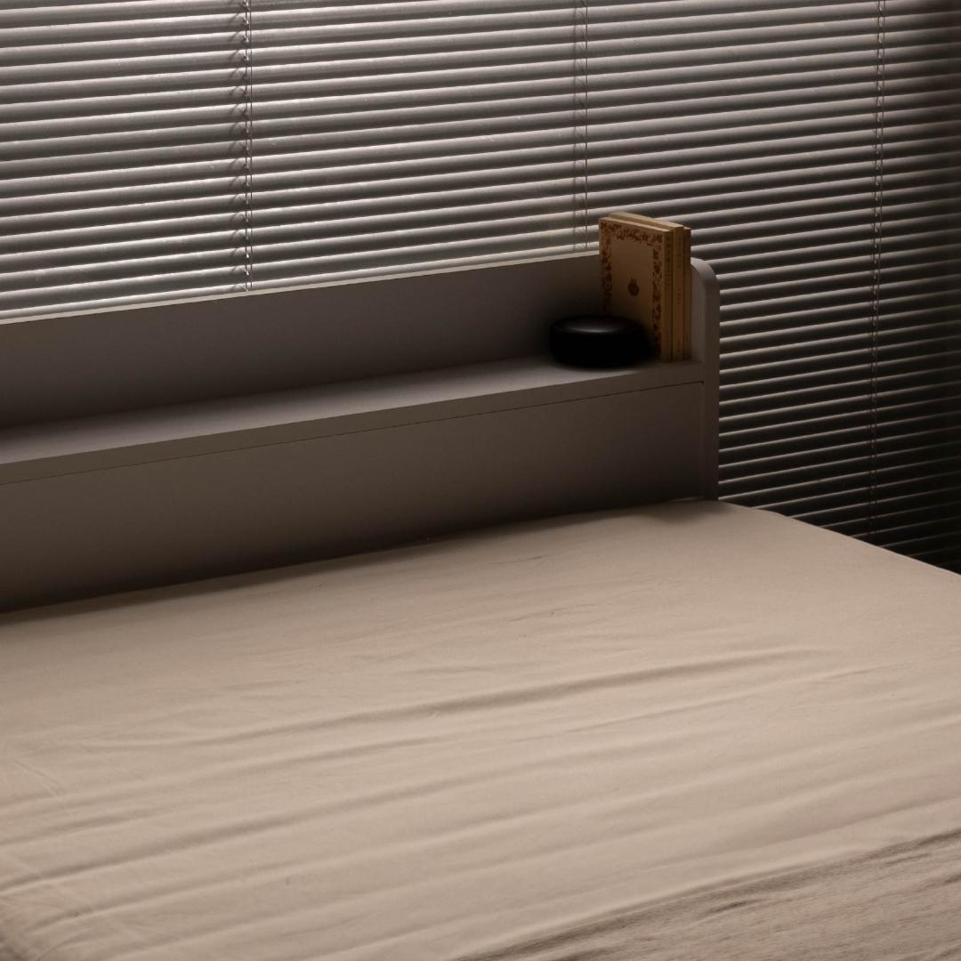 シングル ベッドフレー ム 単品 収納 ヘッド コンセント 新品送料込 MEDI