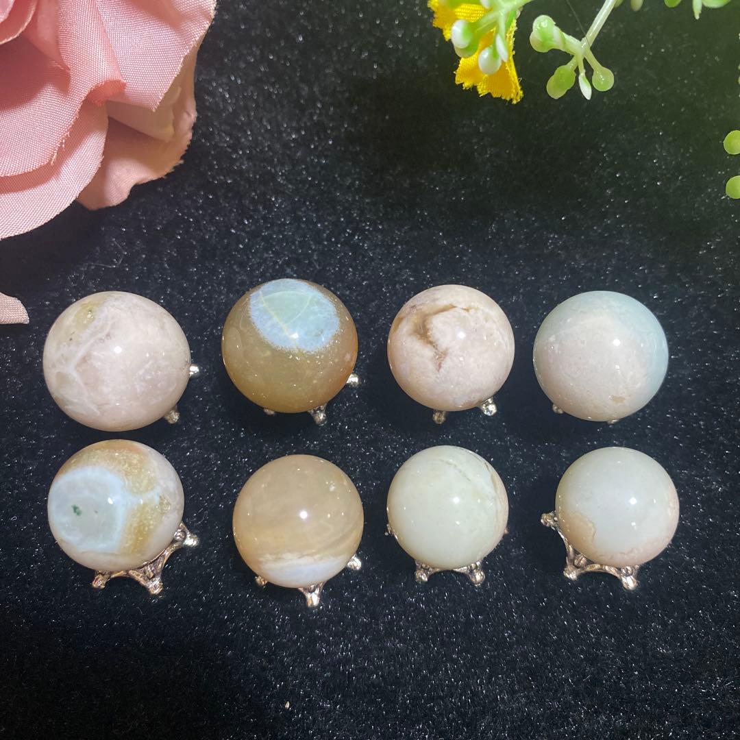 グリーン桜瑪瑙 チビスフィア ③