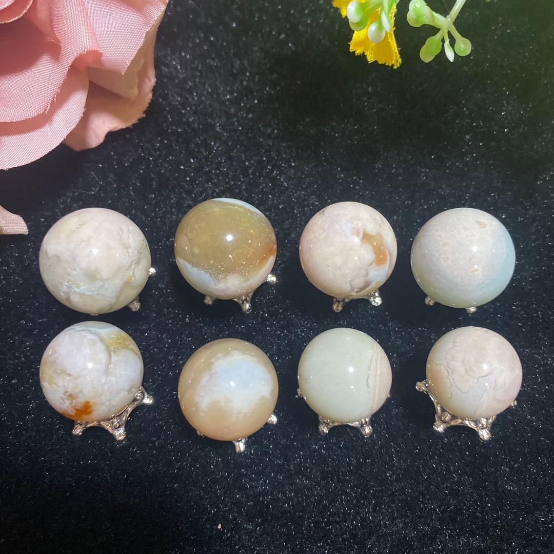 グリーン桜瑪瑙 チビスフィア ③