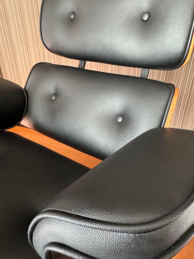 【美品】 イームズ リプロダクト ラウンジチェア アームチェア オットマン付き