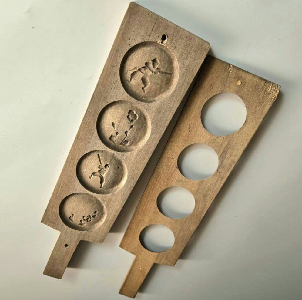 M-1309 戦前の菓子型 珍品 古い菓子型 木型