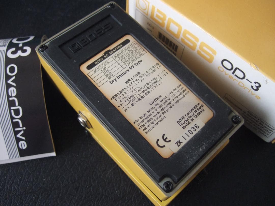 美品 初年度初月 ZKシリアル 超初期ロット BOSS OD-3 OD3