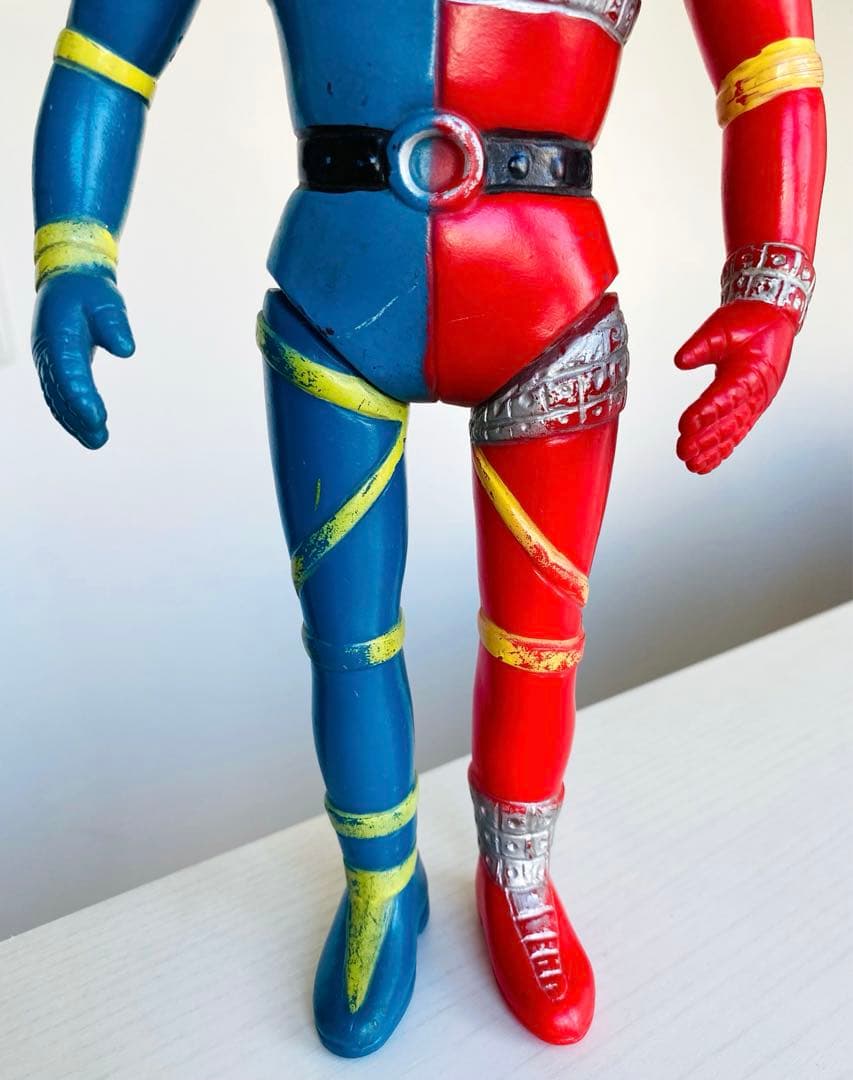 当時物】キカイダー パチ 無版権 ソフビ スタンダードサイズ 28cm