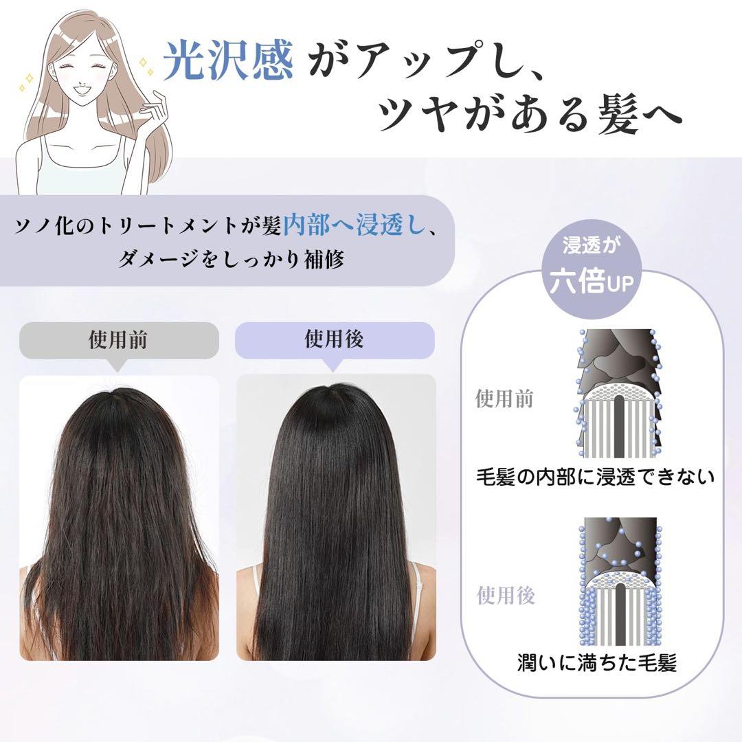 Kiboer 超音波コーム【トリートメントの浸透を促進】 5423779436