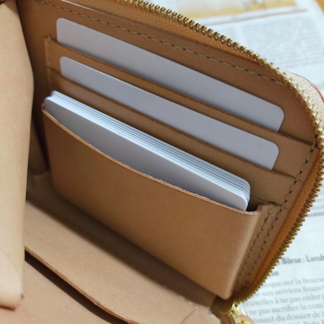 薄型L字ファスナーウォレット＆ケース　栃木レザー