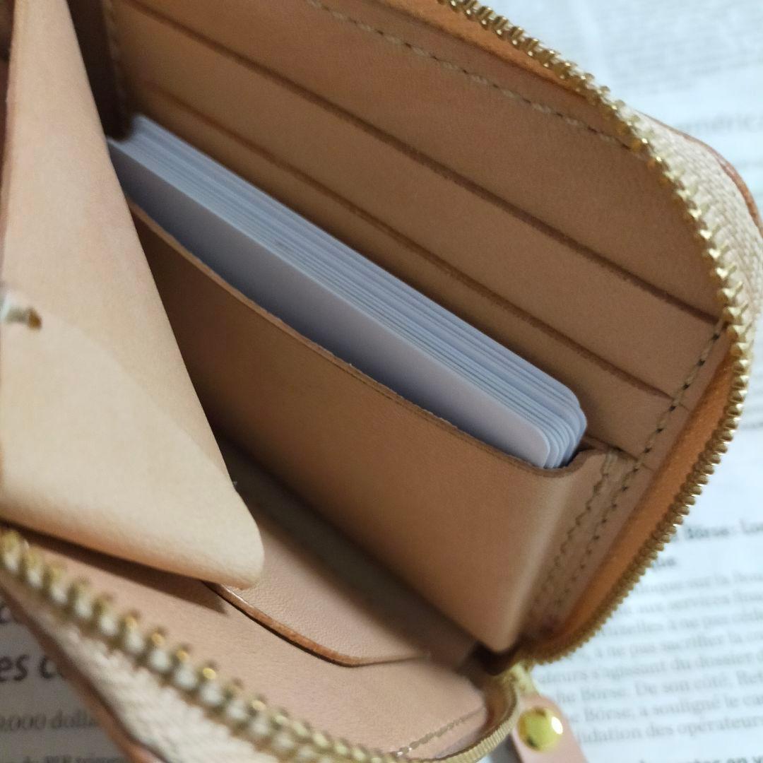 薄型L字ファスナーウォレット＆ケース　栃木レザー