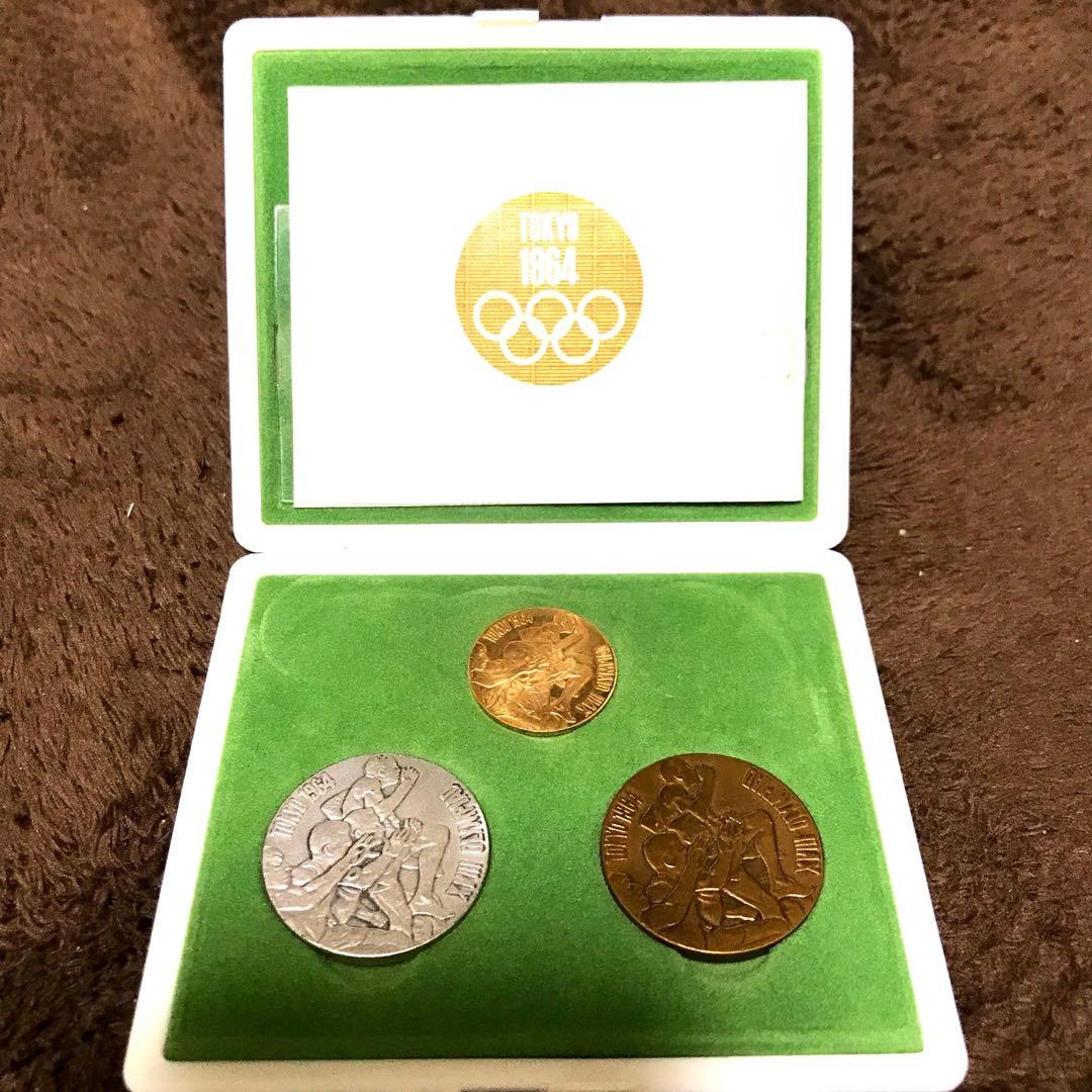東京オリンピック1964記念メダル3枚組 - メルカリ