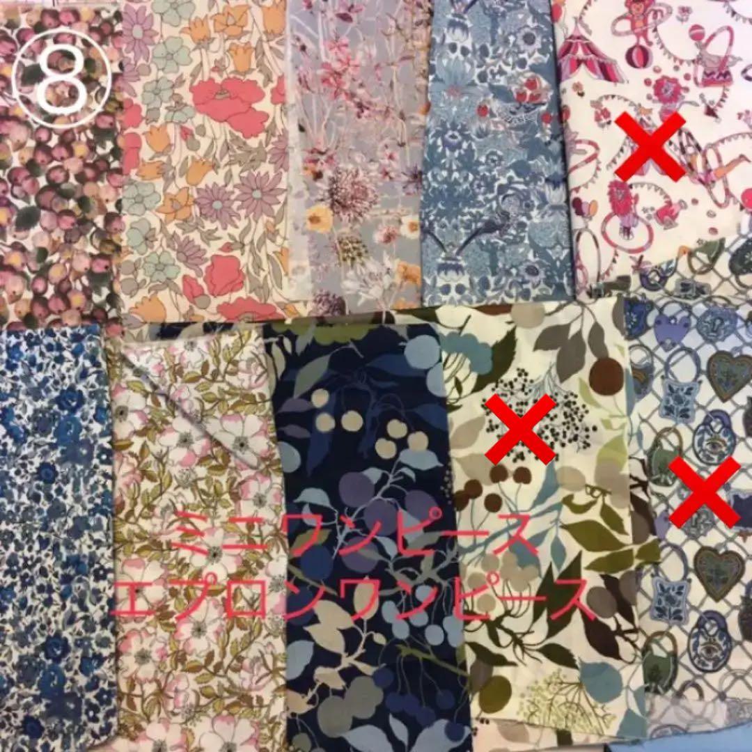 ミニワンピース　エプロンワンピース(黒リボン生地確認ページ　リカちゃん　ブライス