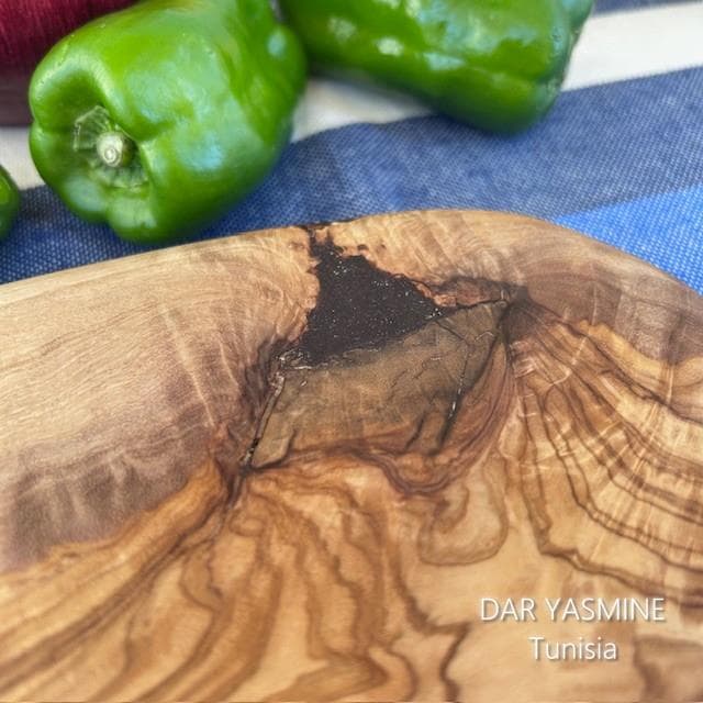 オリーブの木　カッティングボード　持ち手ありフリー　目的地はここ！　約44cm