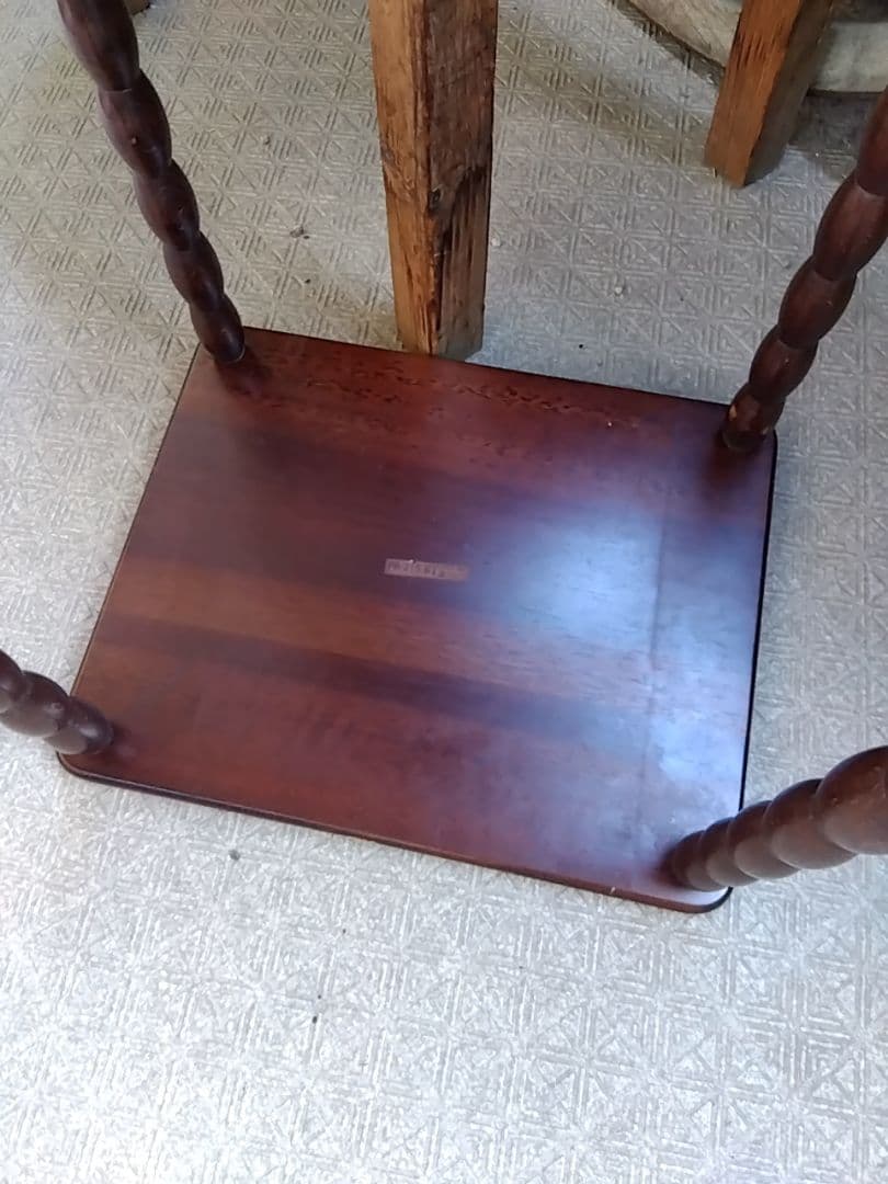 昭和レトロ ナジコ 木製ラック ヴィンテージ 2段　Najico