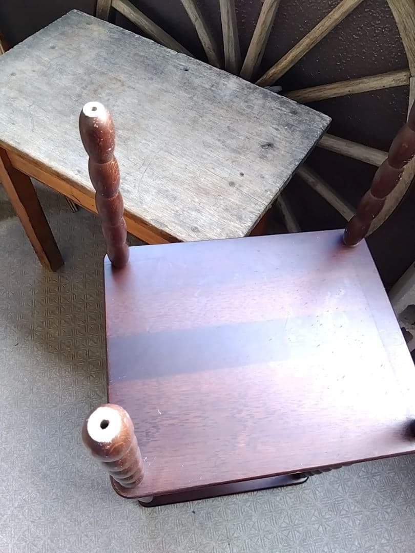 昭和レトロ ナジコ 木製ラック ヴィンテージ 2段　Najico