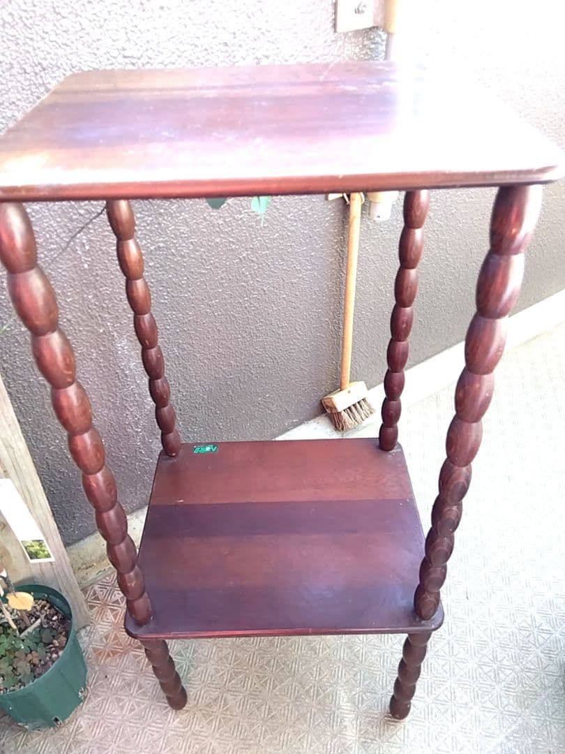 昭和レトロ ナジコ 木製ラック ヴィンテージ 2段　Najico