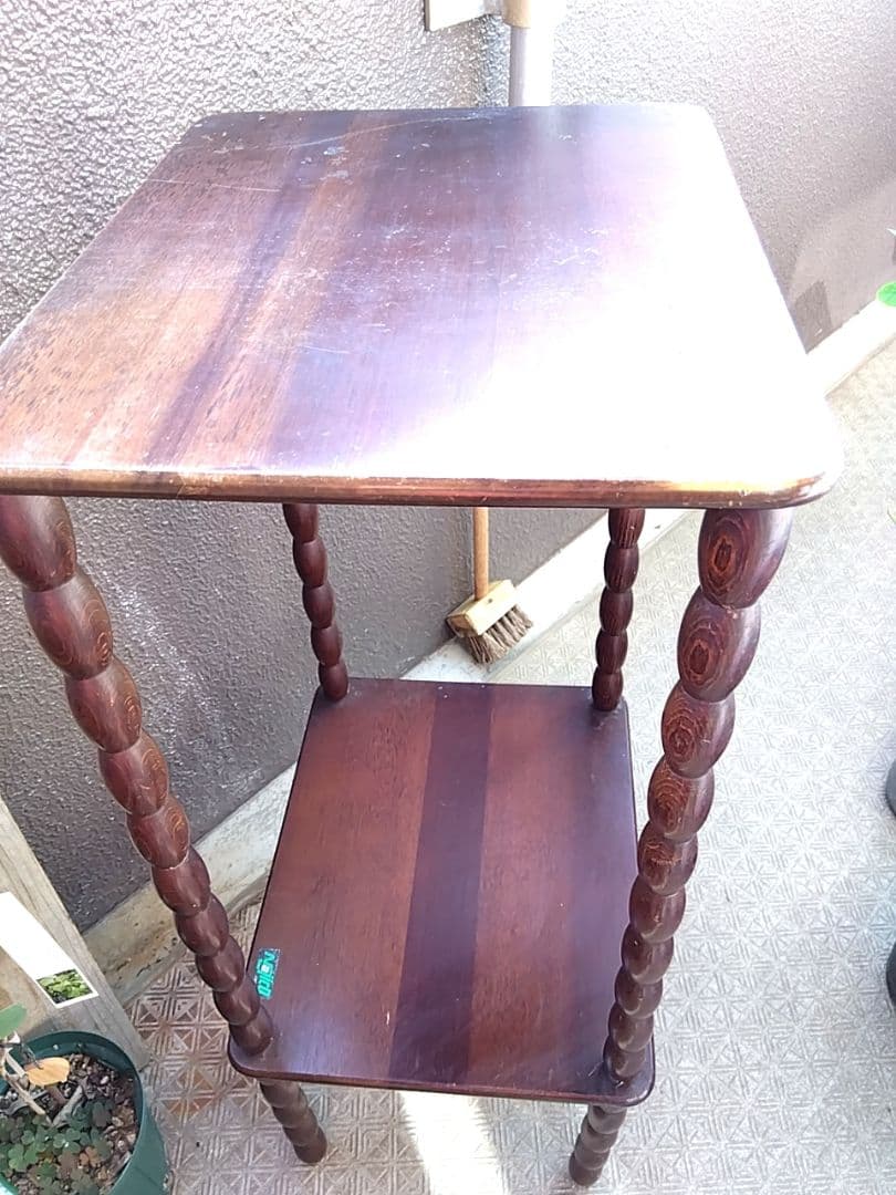 昭和レトロ ナジコ 木製ラック ヴィンテージ 2段　Najico