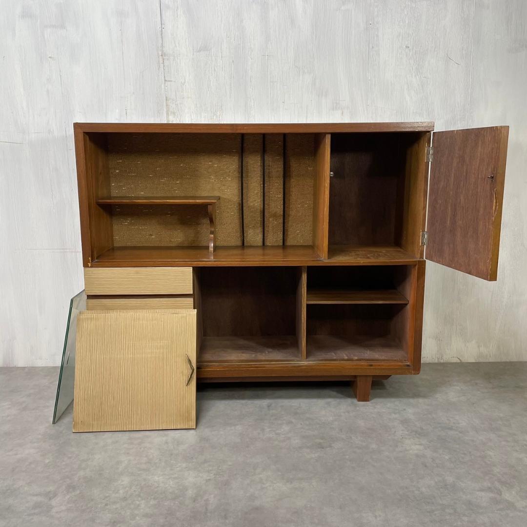 ヴィンテージ 60-70's サイドボード 木製 飾り棚 リビング収納 レトロ