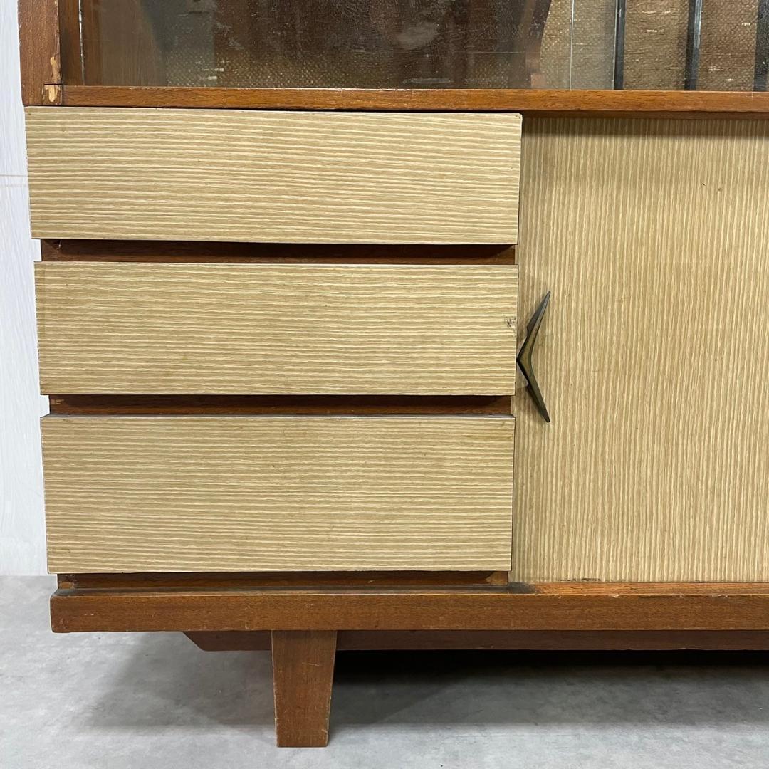 ヴィンテージ 60-70's サイドボード 木製 飾り棚 リビング収納 レトロ