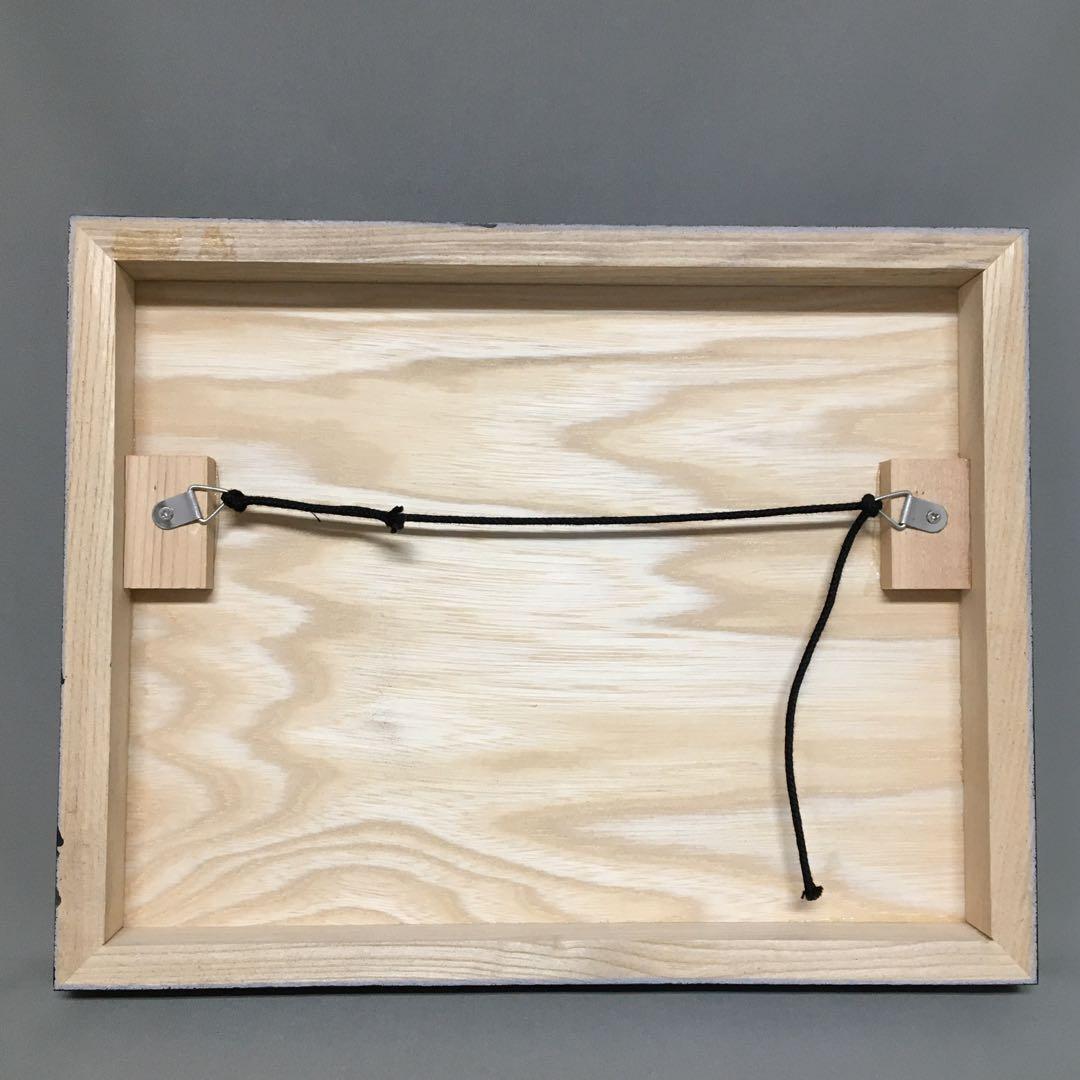 【未使用】滝上真由美 五月人形 金太郎 壁掛 陶パネル のっしのっし