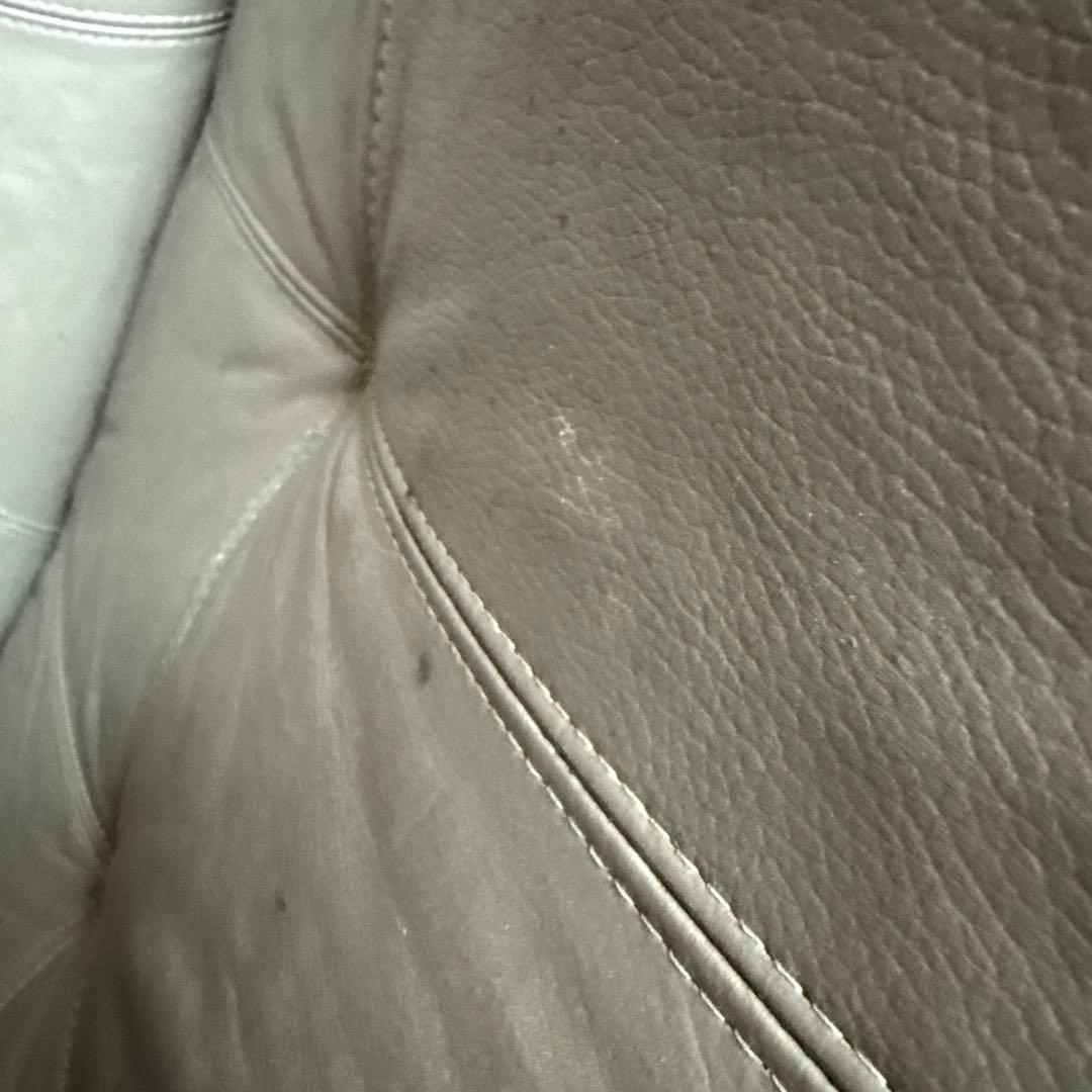 ① 浜本工芸 レザーソファ 浜本工芸 本革張りソファ ３人掛け用