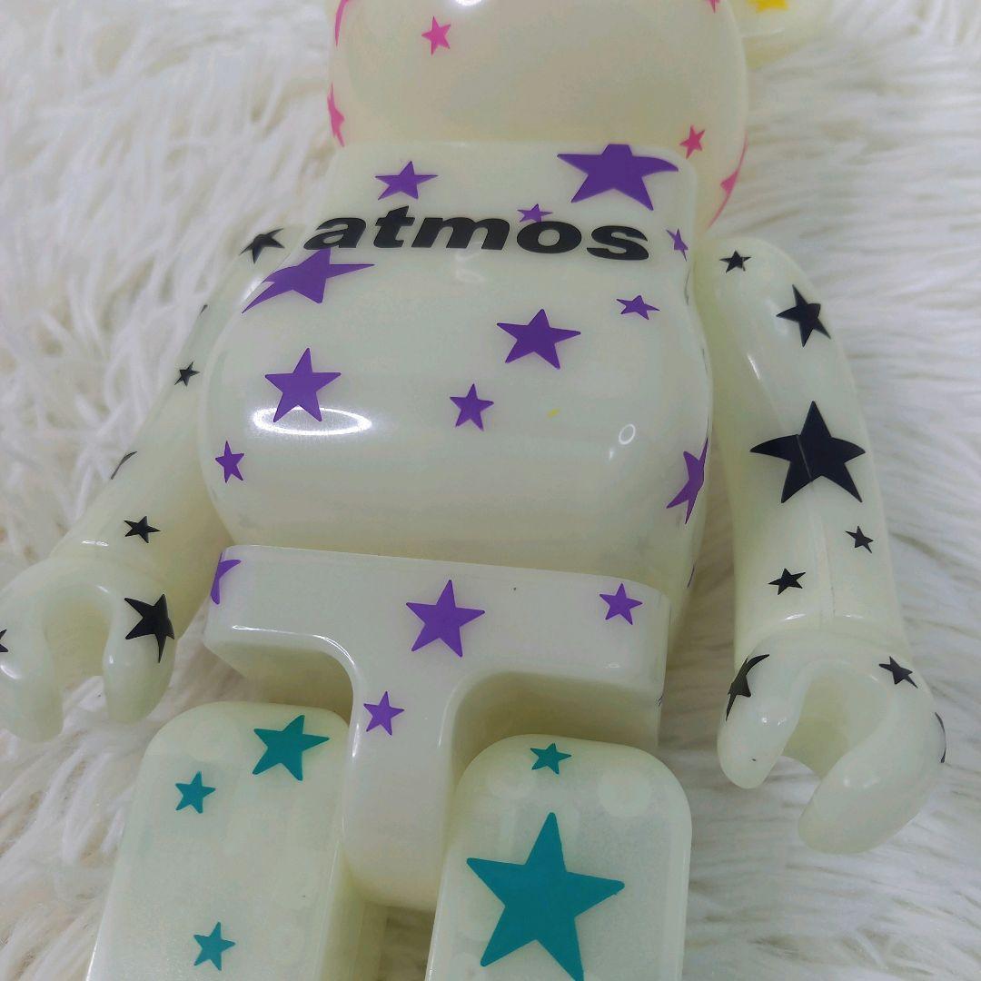 激レア】アトモス ベアブリック コラボ 400% 100% セット 蓄光モデル