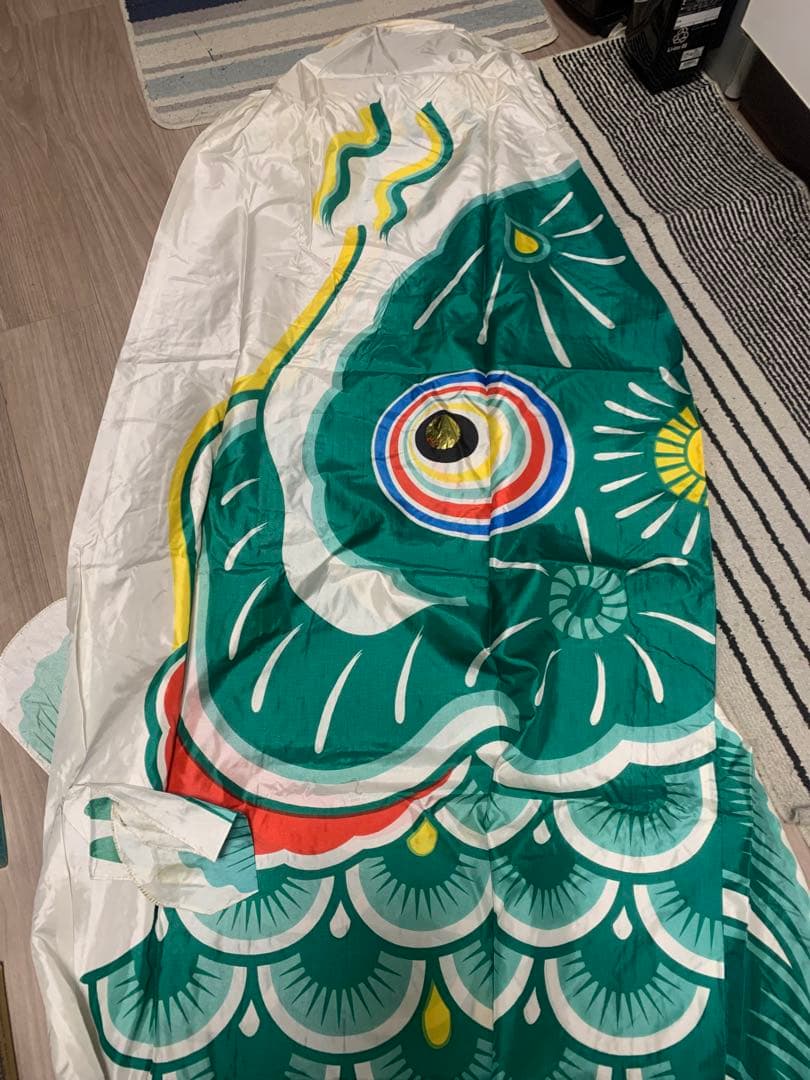 鯉のぼり　東旭　使用品　6Mセット+4m緑　+ 新品5m橙　こいのぼり