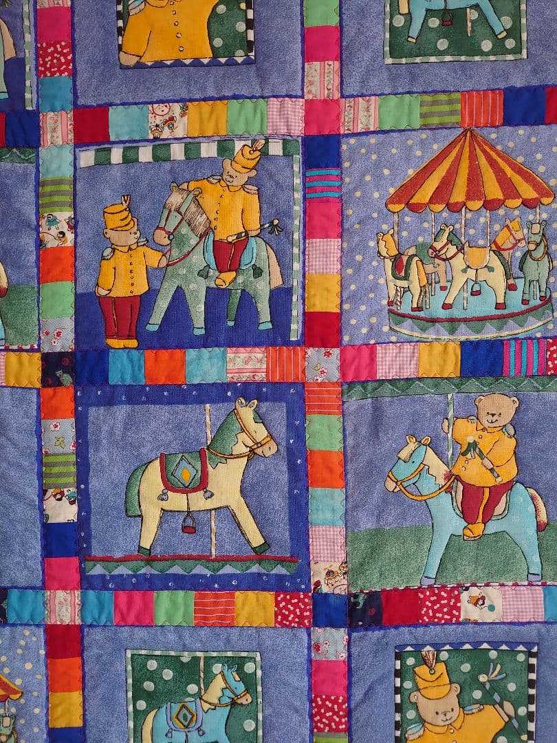 クマさんのキルト