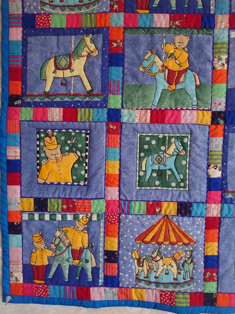 クマさんのキルト