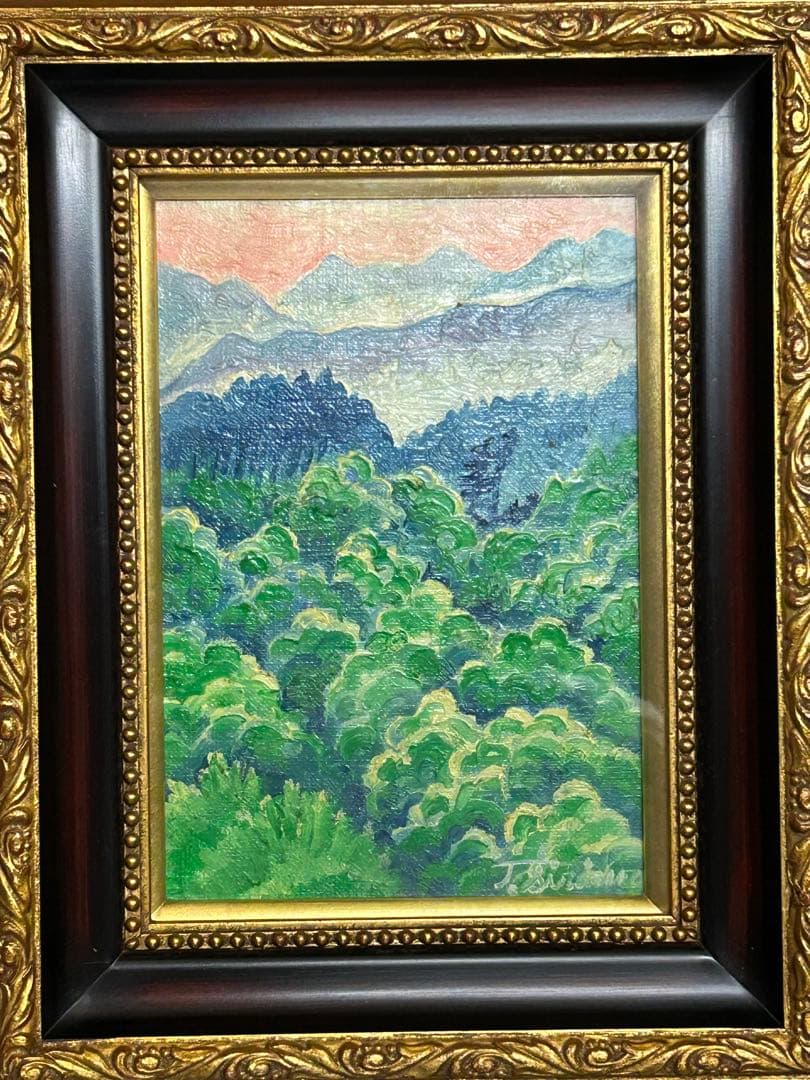 白岩俊治　油絵SMサイズ　風景画