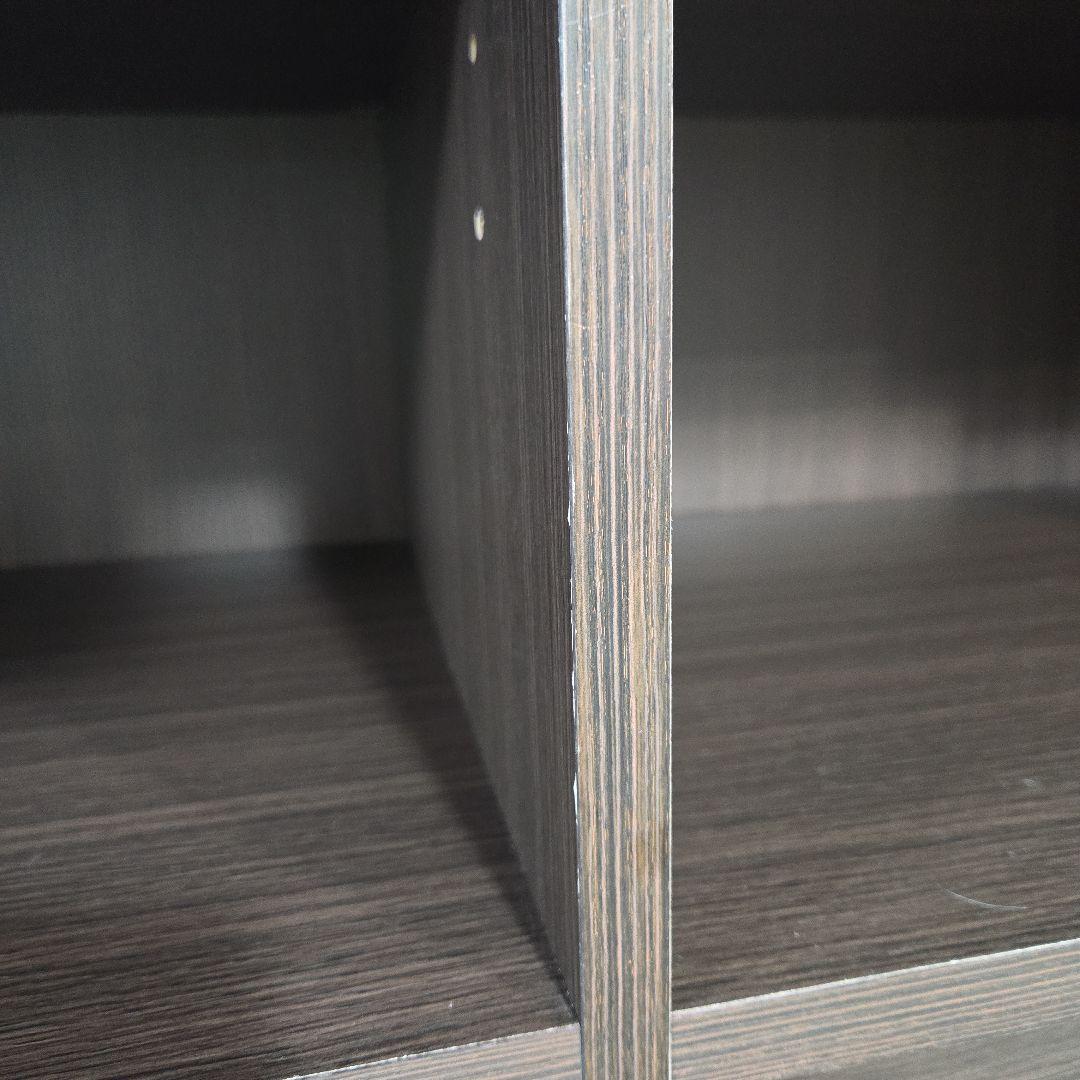 ニトリ　フラップ書棚ファルダ　80 ダークブラウン　本棚　NITORI