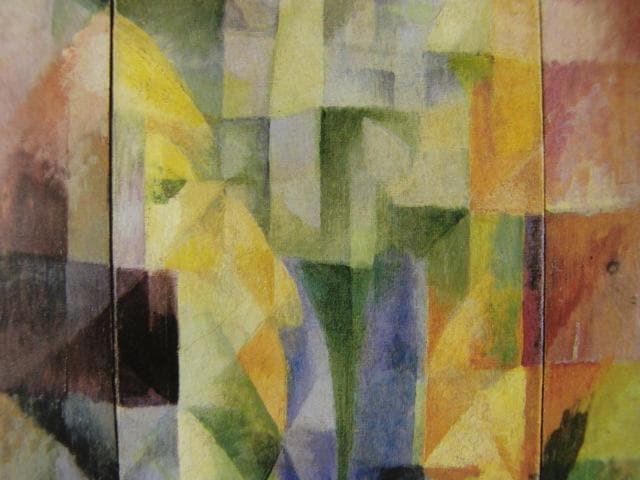 ロベール・ドローネー、【都市の上の同時性の窓】、希少な画集画