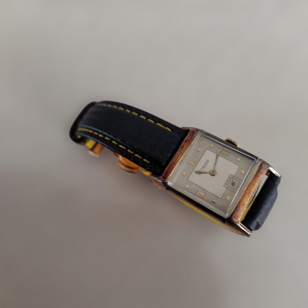 ジャガー・ルクルト　スクエア　手巻き　　 10K GoldFilled　貴重品