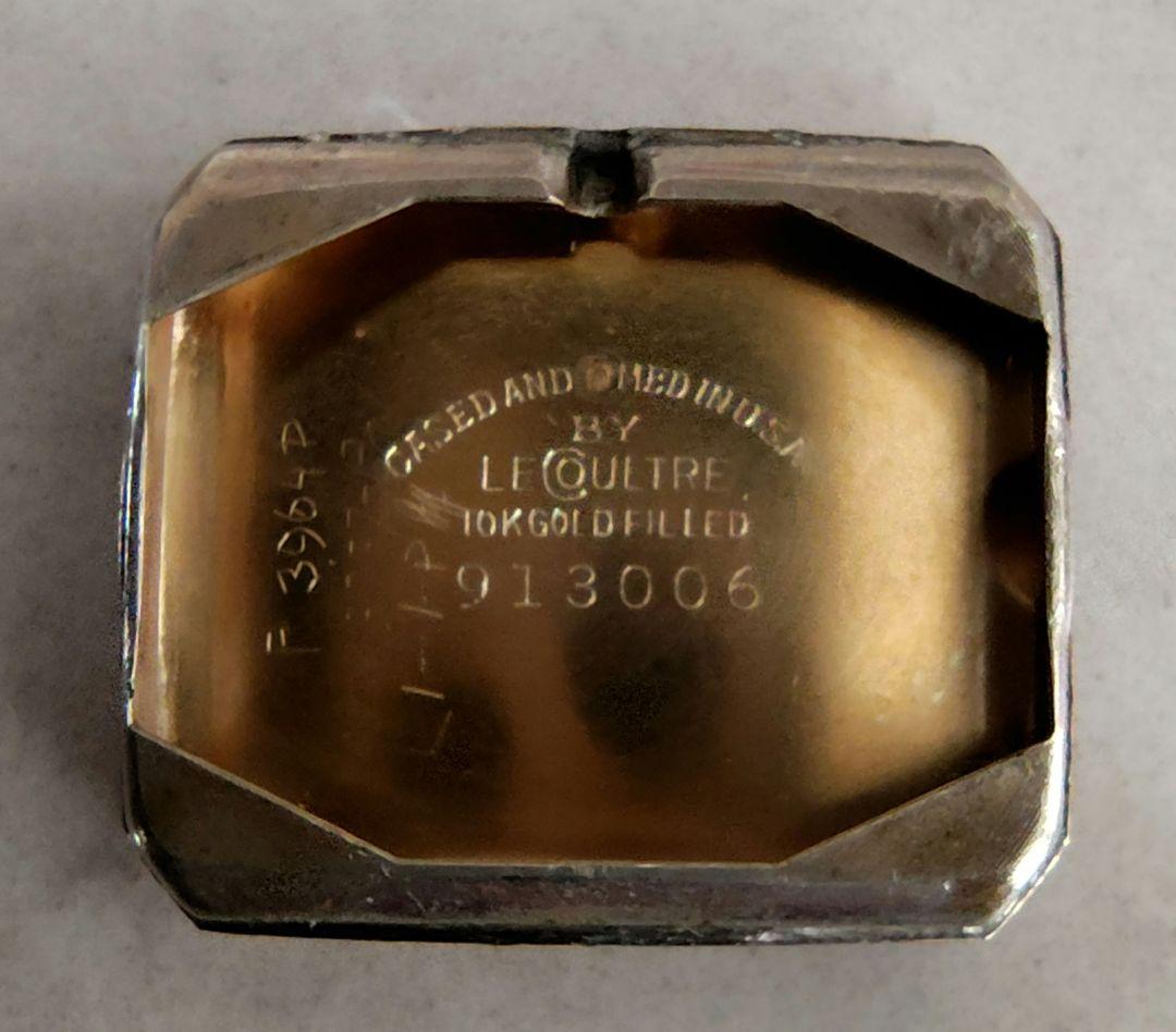 ジャガー・ルクルト　スクエア　手巻き　　 10K GoldFilled　貴重品