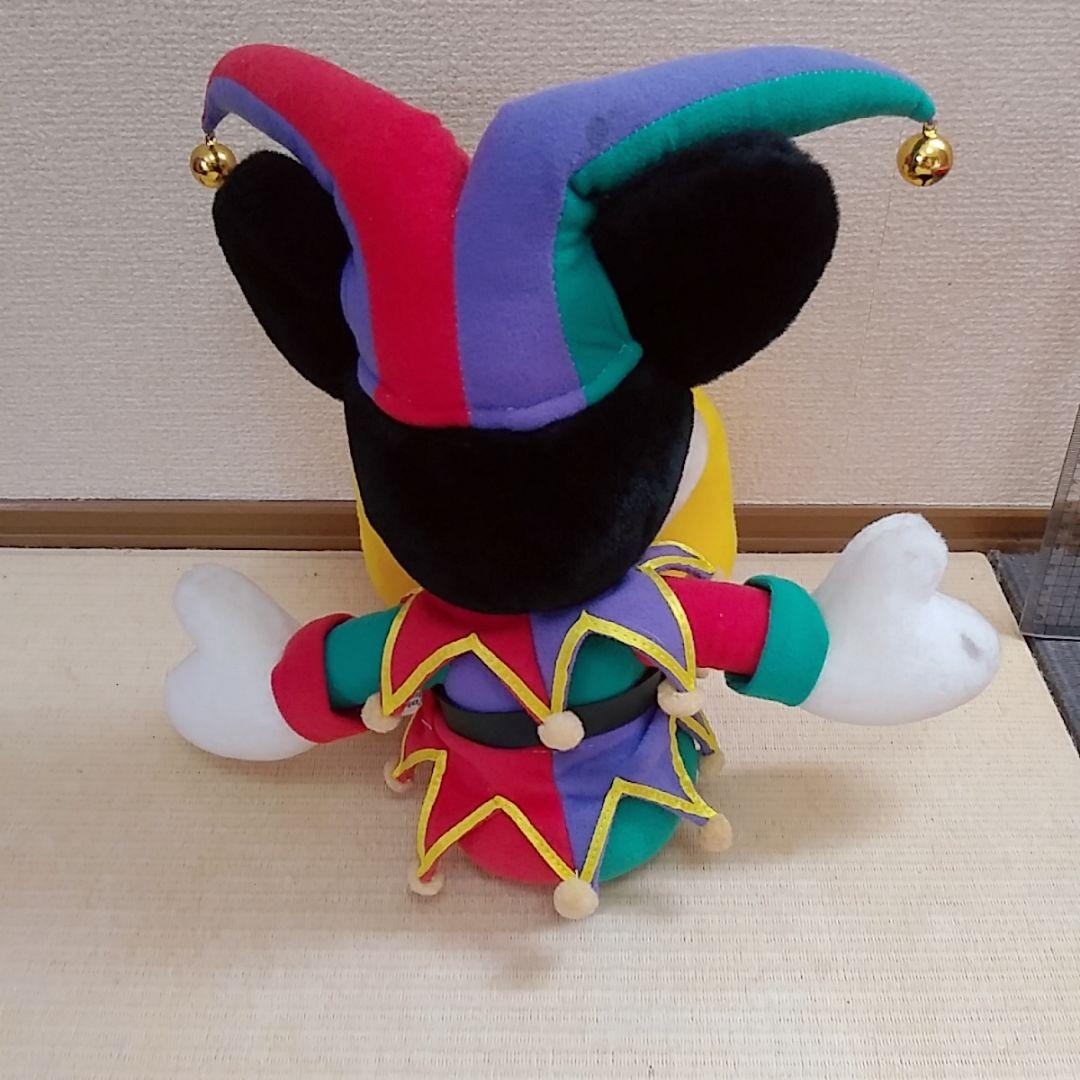 レア 東京ディズニーランド 15周年 ピエロ ミッキーマウス ぬいぐるみ