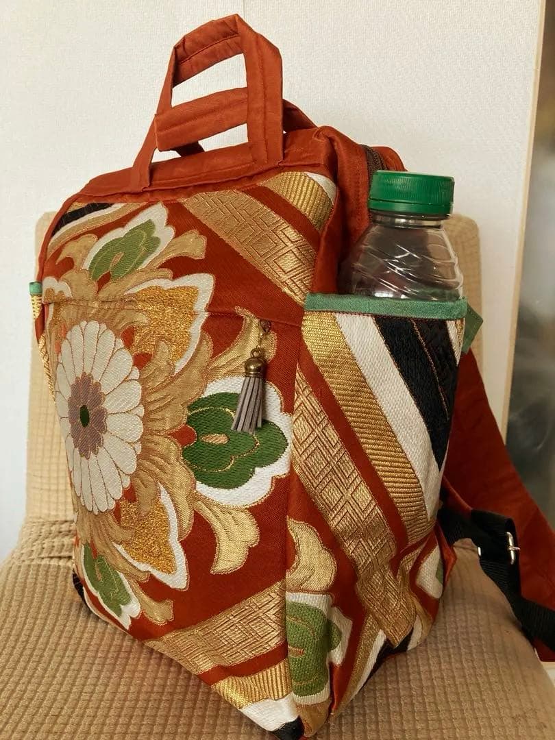 一点物　特注　オーダー　豪華着物帯リュック